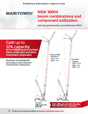 16000 New Boom Combinations