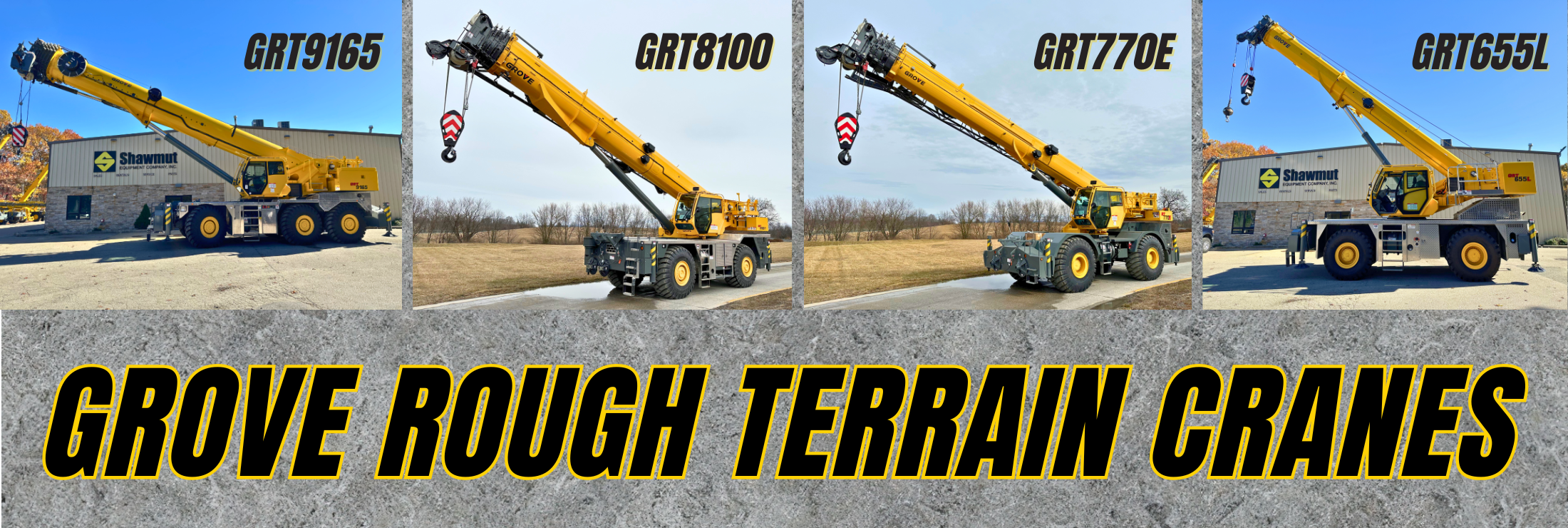 Grove Rough Terrain Cranes