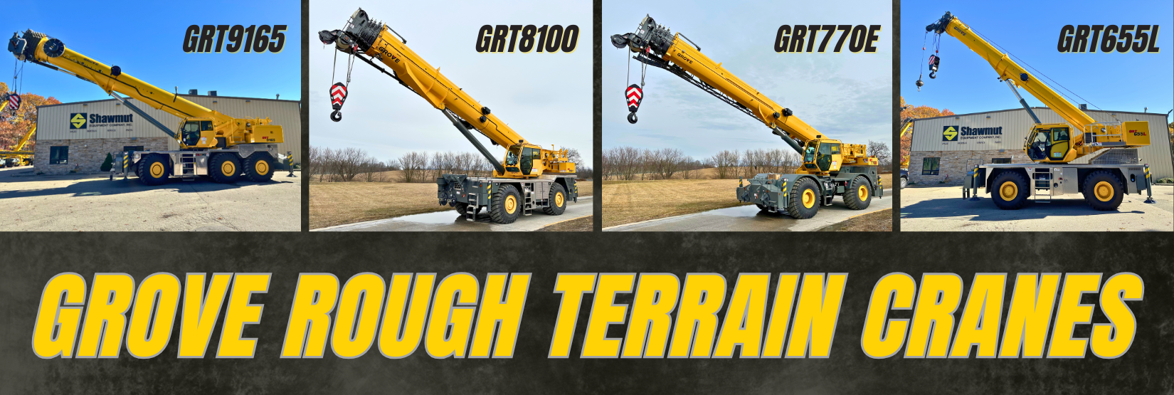 Grove Rought Terrain Crane