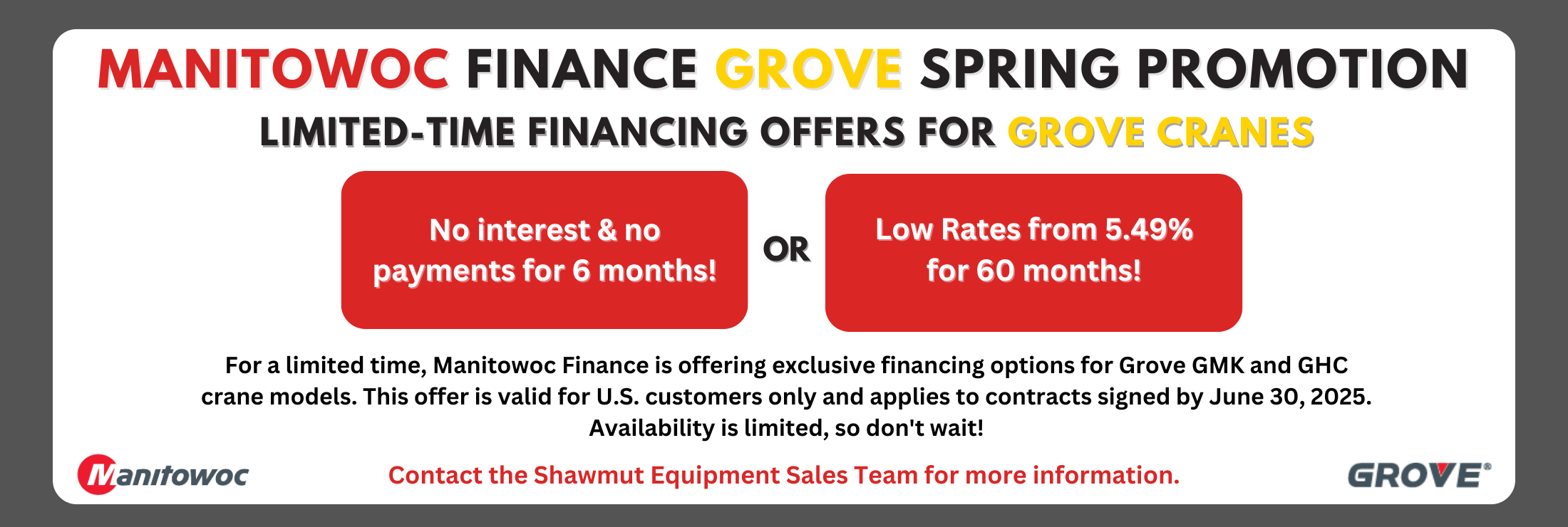 Manitowoc Finance - Spring 2025